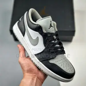 Photo - High Master Quality Nike Air Jordan 1 Low Smoke Gray Sneaker
