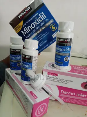 Photo - 5% Kirkiland Minoxidil USA and Derma Rollers