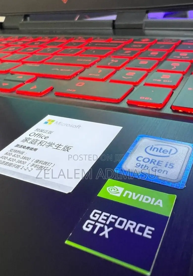 New Laptop HP Omen 15 16GB Intel Core I5 SSD 512GB