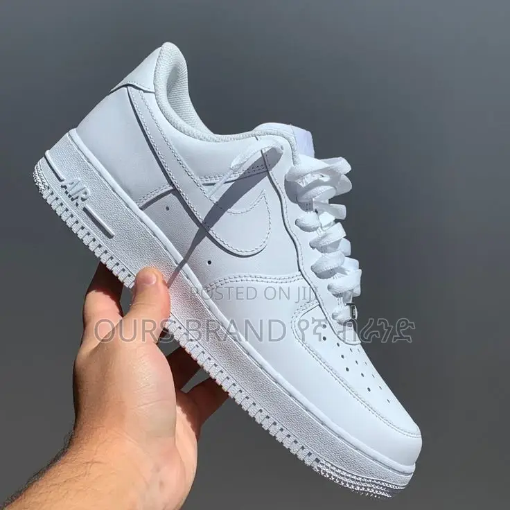 High Master Quality Nike Air Force 1 Low Cut White Shoes