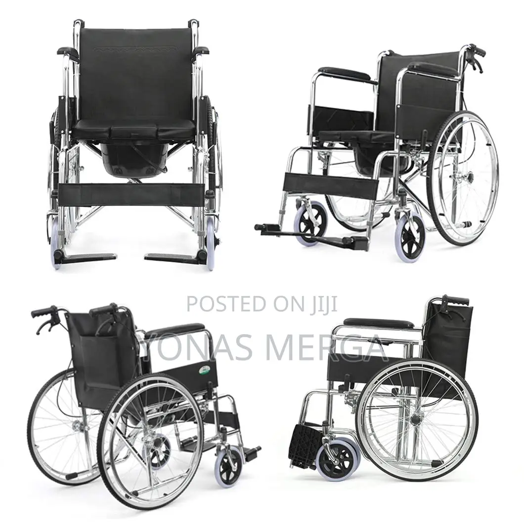 Medical Wheelchair _SHOWER ACCESSIBLE: PU Commode Seat