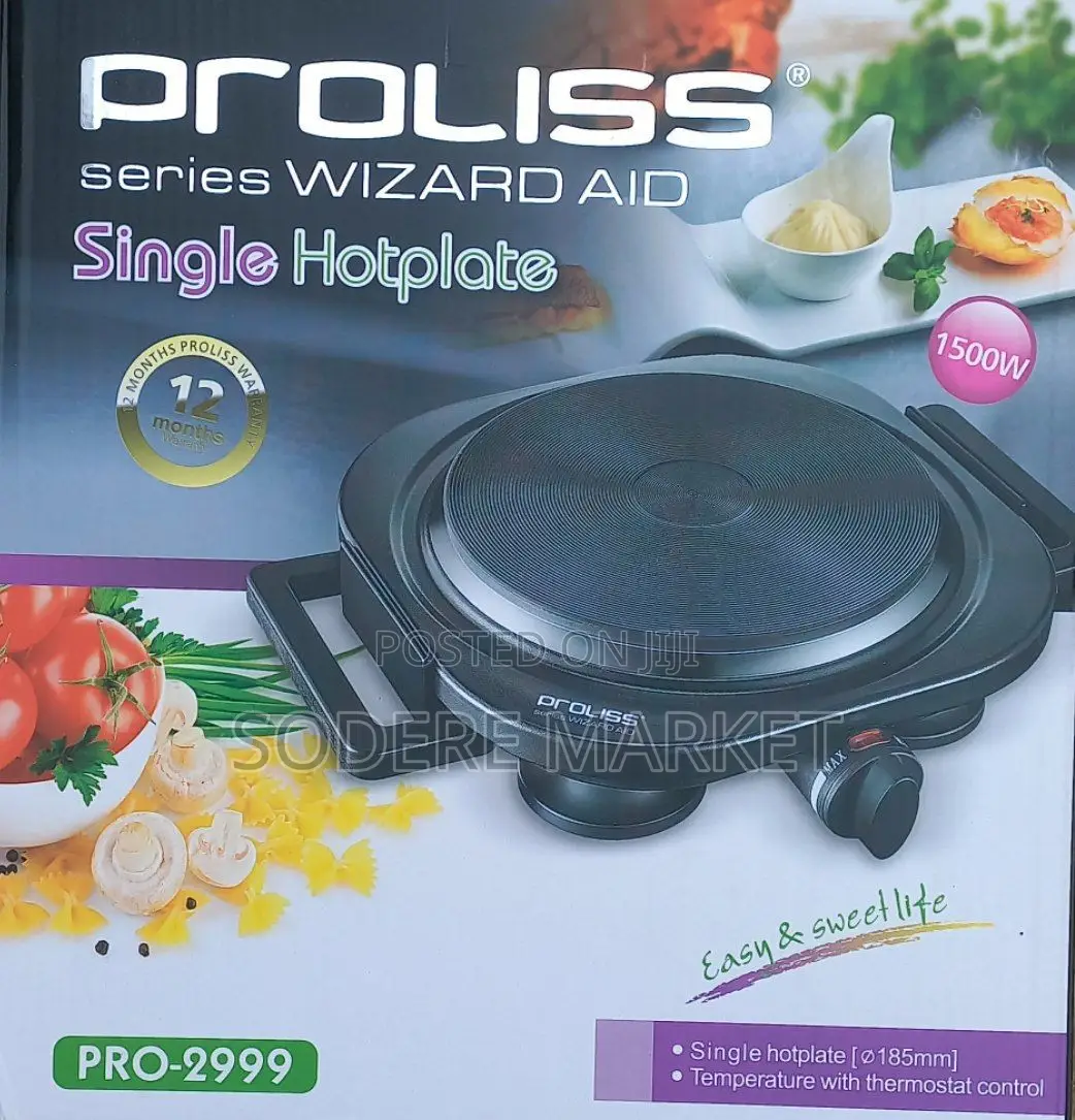 Proliss Single Hoteplate