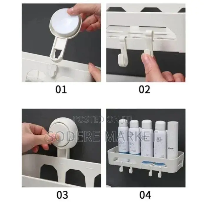 Wall Mounted Single Layer Storage Rack