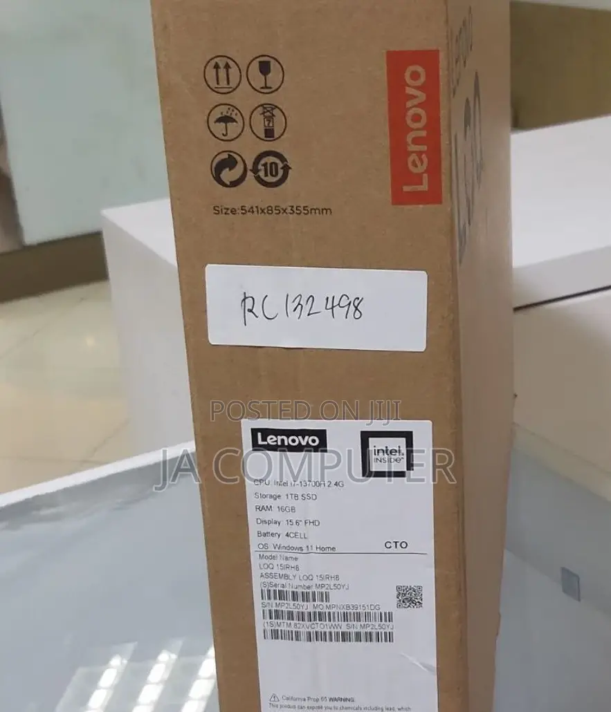 New Laptop Lenovo Ideapad 3 16GB Intel Core I7 SSD 512GB