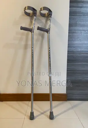 Photo - Adjustable Crutches Durable and Strong, These Elbow Crutches
