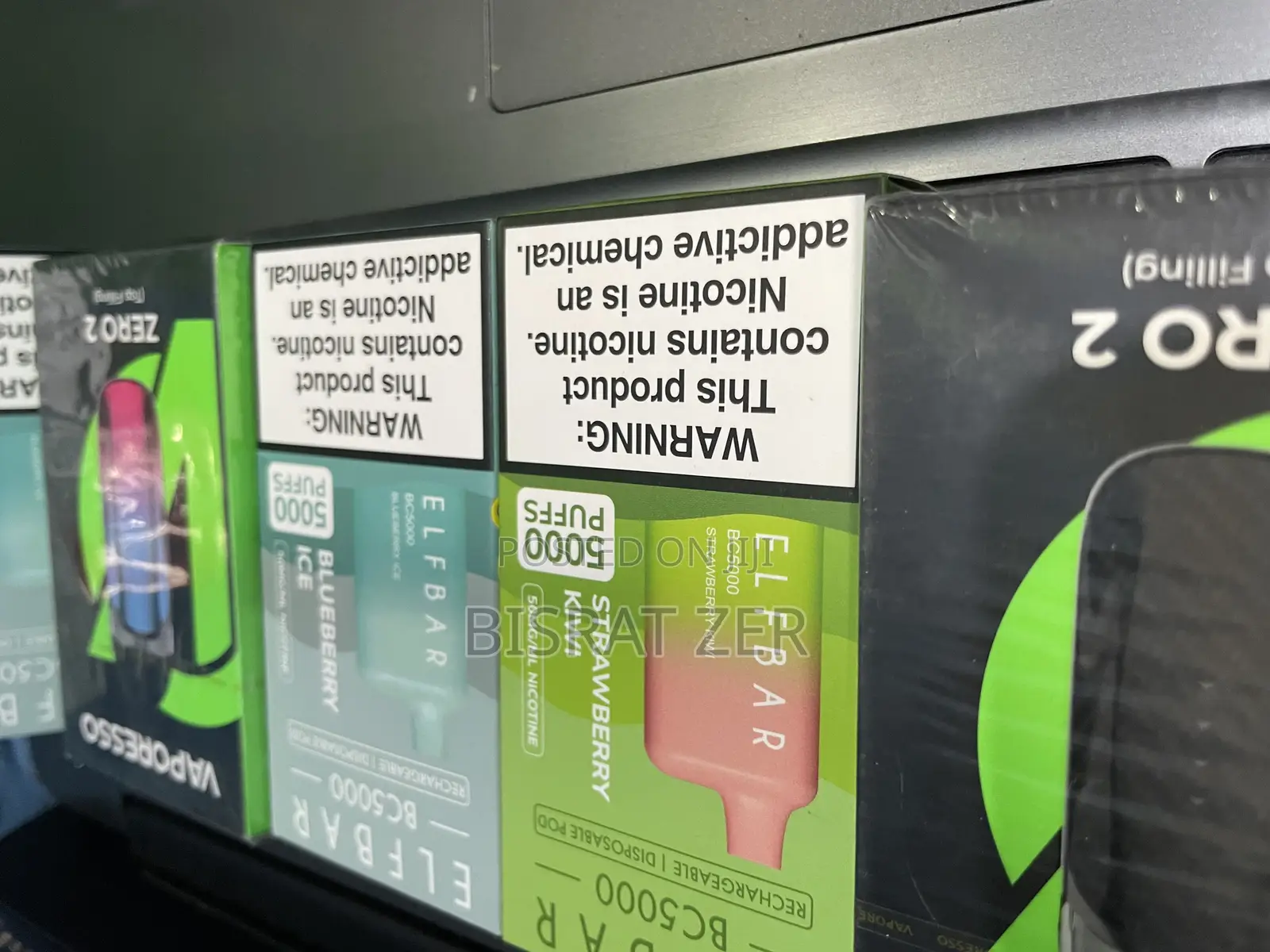 Vapes Oils and Flavoured Disposable Vapes Elfbar Kit