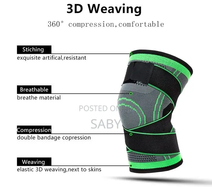 1pcs Knee Support Sleeve With Adjustable Straps