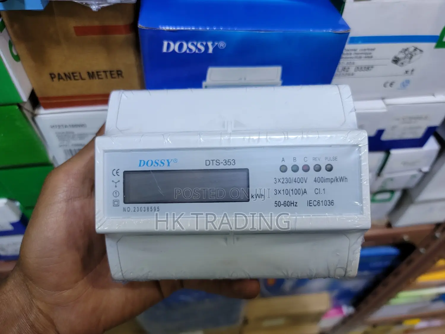 አዲስ ኤሌክትሪክ ፍጆታ ቆጣሪ 3ፌዝ Electric Kilowhatt Hour KWH Meter