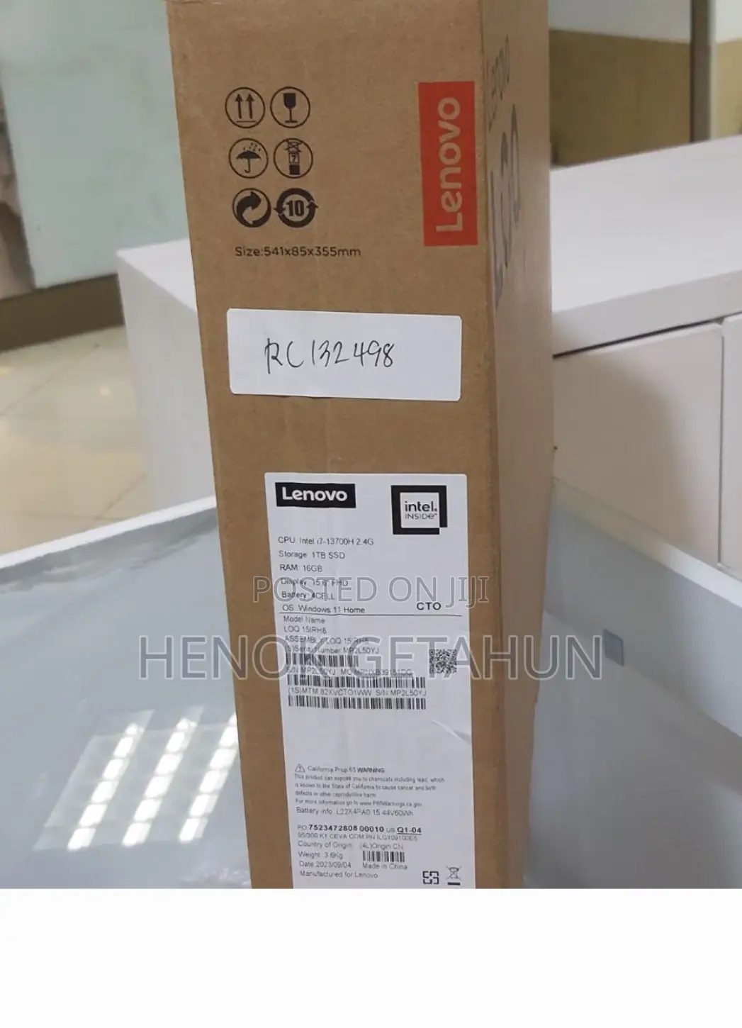 New Laptop Lenovo 100e 16GB Intel Core I7 SSD 512GB