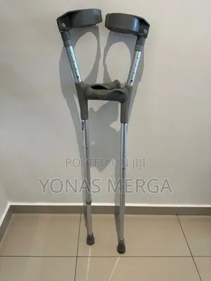 Photo - Crutches/ Elbow Crutches Adult Adjustable Mobility Post-Op