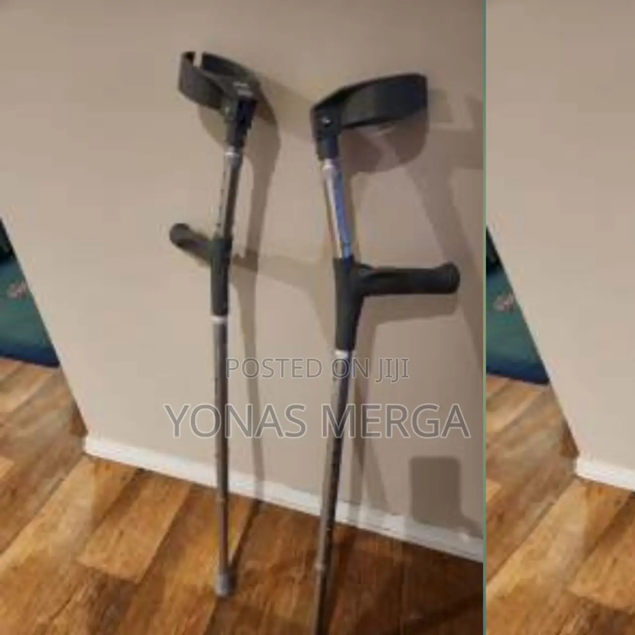 Adjustable Crutches for Any Type of User U-Shaped Elbow