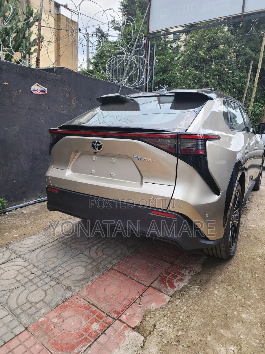 New Toyota bZ4X 2024 Gold