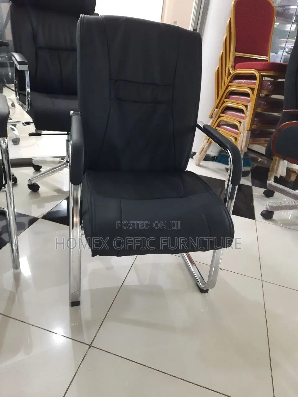Office Guest Leather Chair