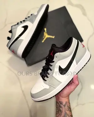 High Master Quality Nike Air Jordan 1 Smoke Grey Low Shoes