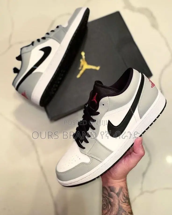 High Master Quality Nike Air Jordan 1 Smoke Grey Low Shoes
