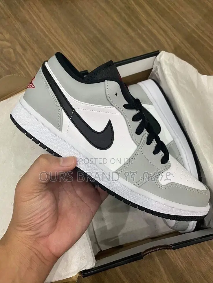 High Master Quality Nike Air Jordan 1 Smoke Grey Low Shoes