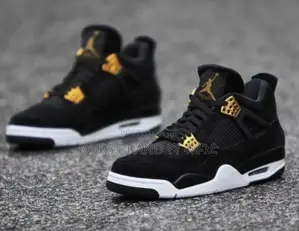 High Master Quality Air Jordan 4 Gold Shoes