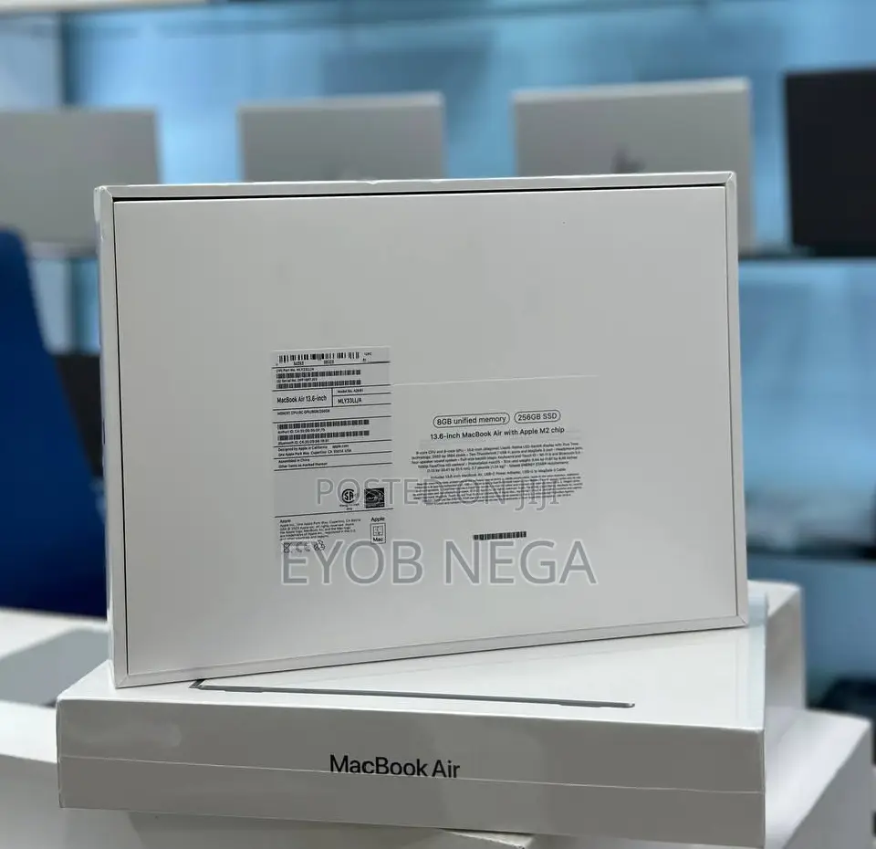 New Laptop Apple MacBook Air 2023 M2 8GB Apple M2 SSD 256GB