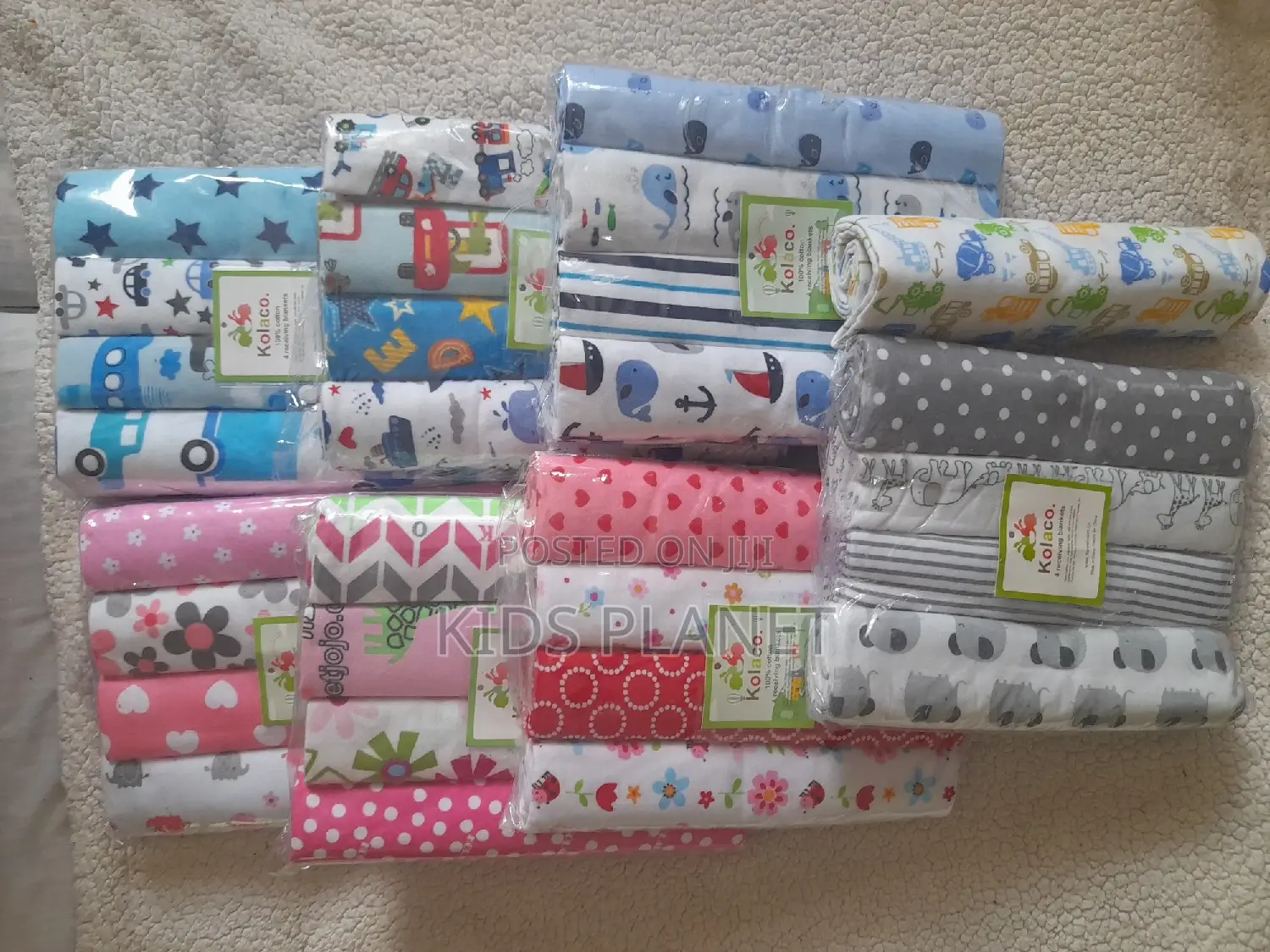 Flannel Baby Receiving Blanket