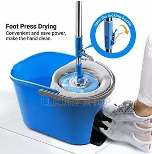 Photo - Magic Spin Mop 360° Microfiber Mop- መወልወያ