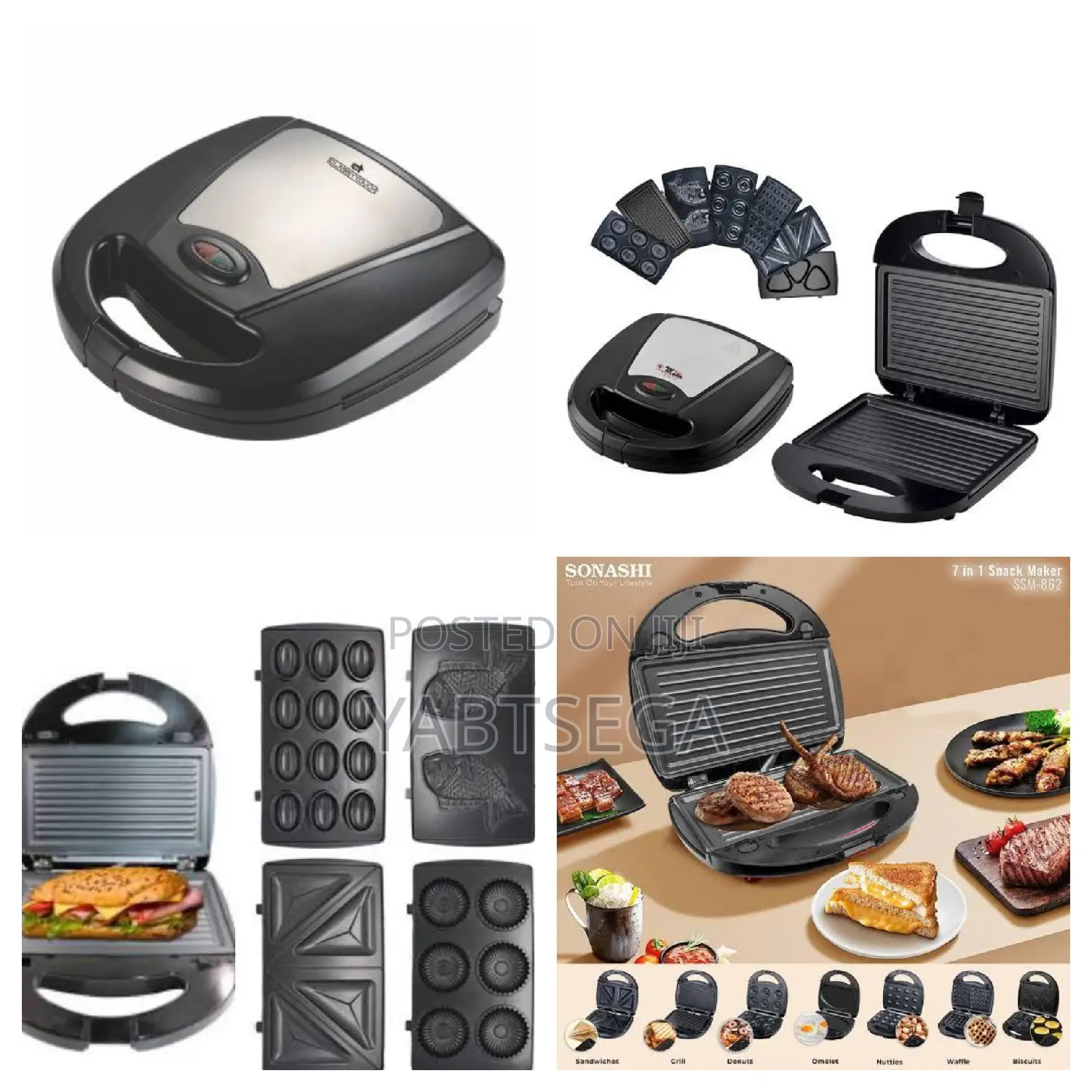 Classy Touch 7 in 1 Multi Snacks Maker