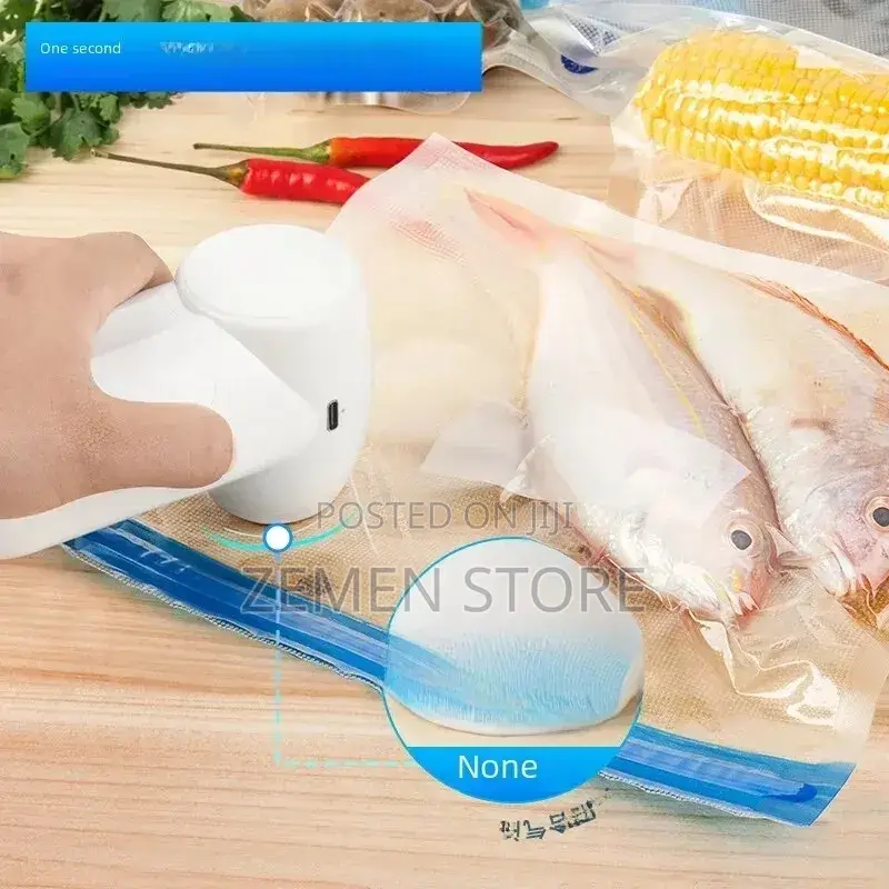 Handheld Vacuum Sealer ተንቀሳቃሽ የምግብ እና የተለያዩ ነገሮች ማሸጊያ