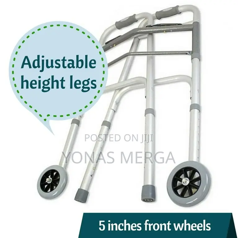 Adjustable Walker Fold-N-Go Lightweight Folding Walkers