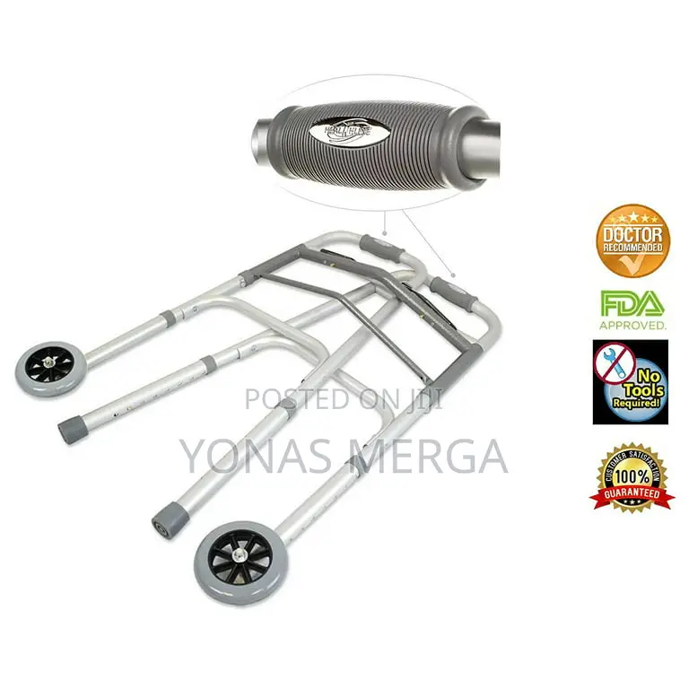 Adjustable Walker Fold-N-Go Lightweight Folding Walkers