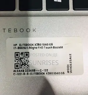 New Laptop HP X360 310 G2 16GB Intel Core I7 SSD 512GB