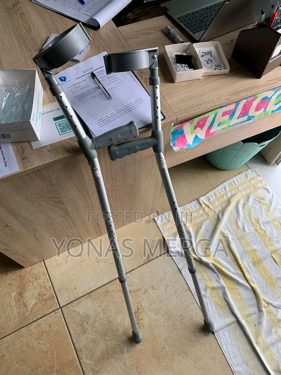 ምርኩዝ ዱላ/Crutches /Aluminum Crutches /Auxiliary Crutches