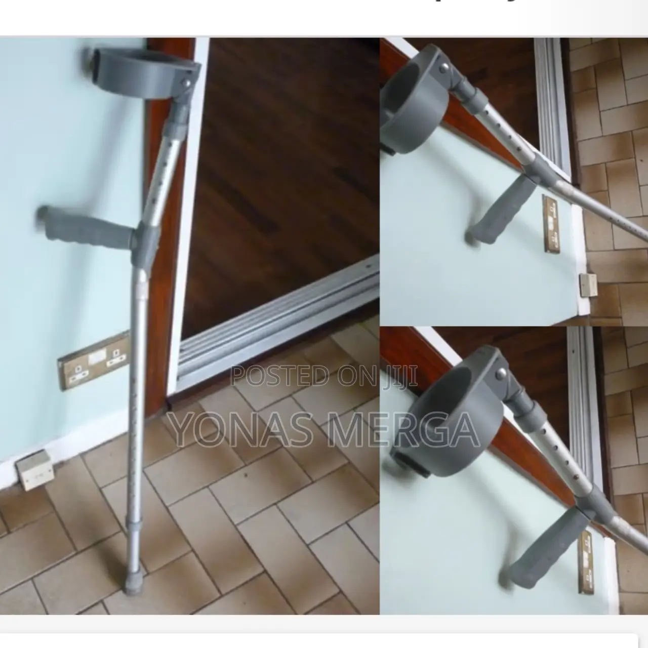 ALUMINIUM FOREARM Crutches_to Suit a Large Range of Users