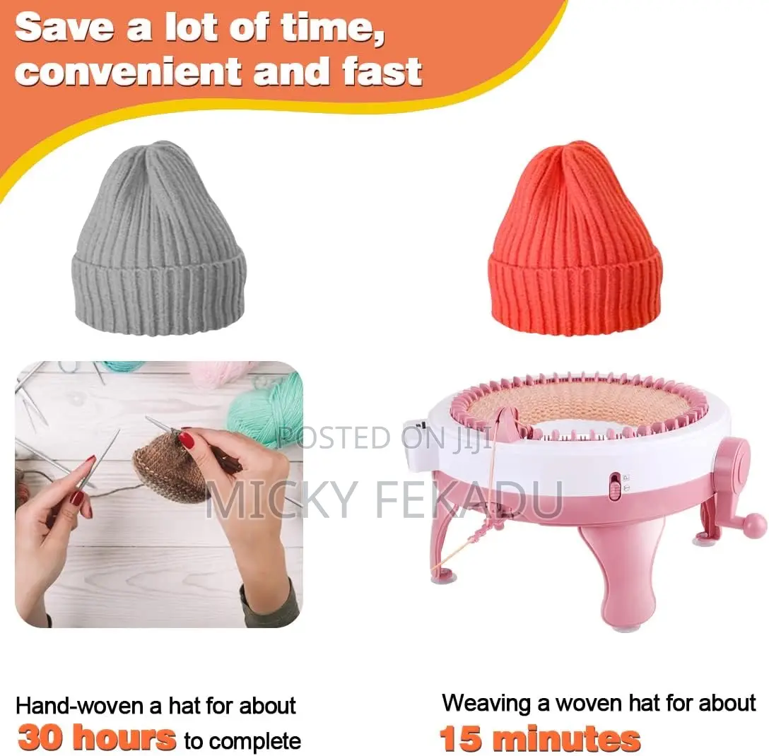 48 Neddle Knitting Machine SENTRO ሹራብ ካልሲ ኮፍያ