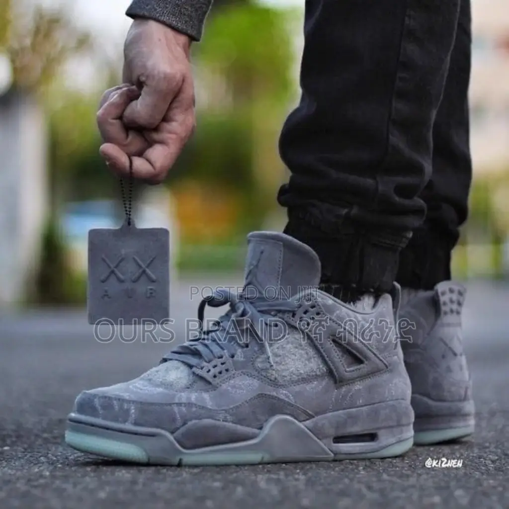 High Master Quality Jordan 4 Kaws Grey Shoes