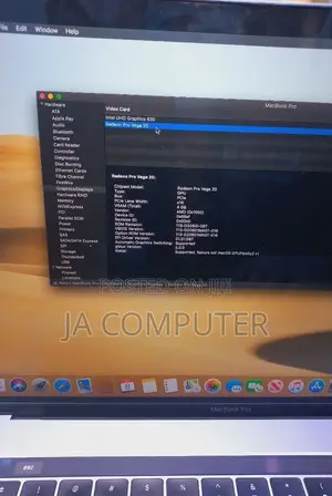 New Laptop Apple MacBook Pro 32GB Intel Core I9 SSD 1T