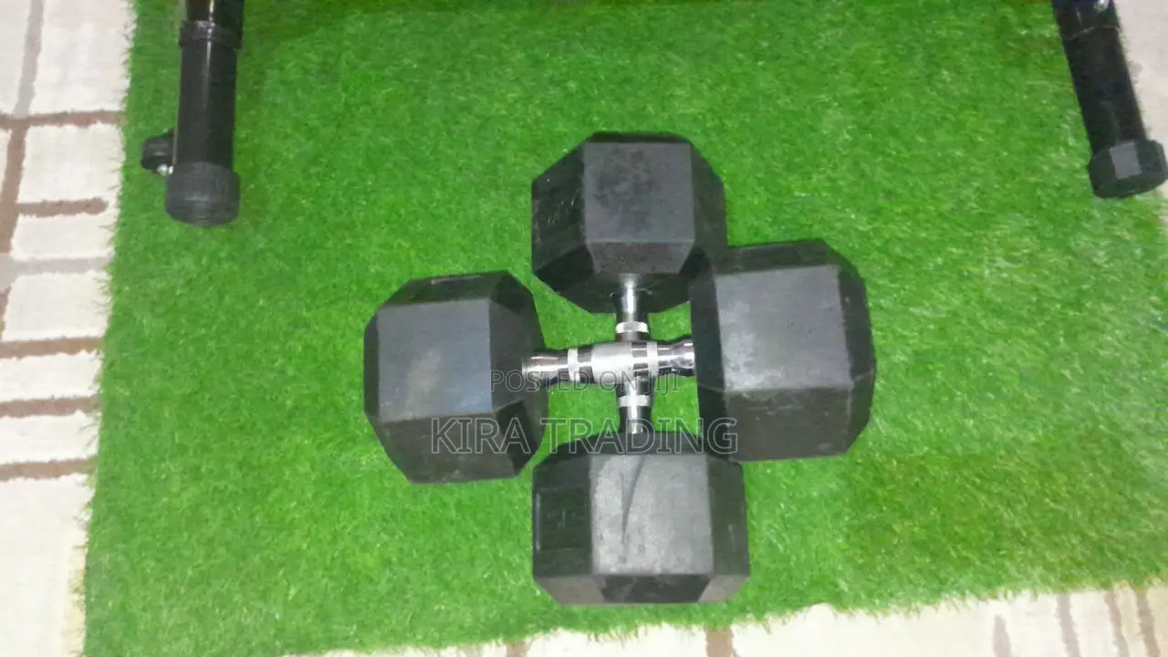 25kg Rubber Dumbbell