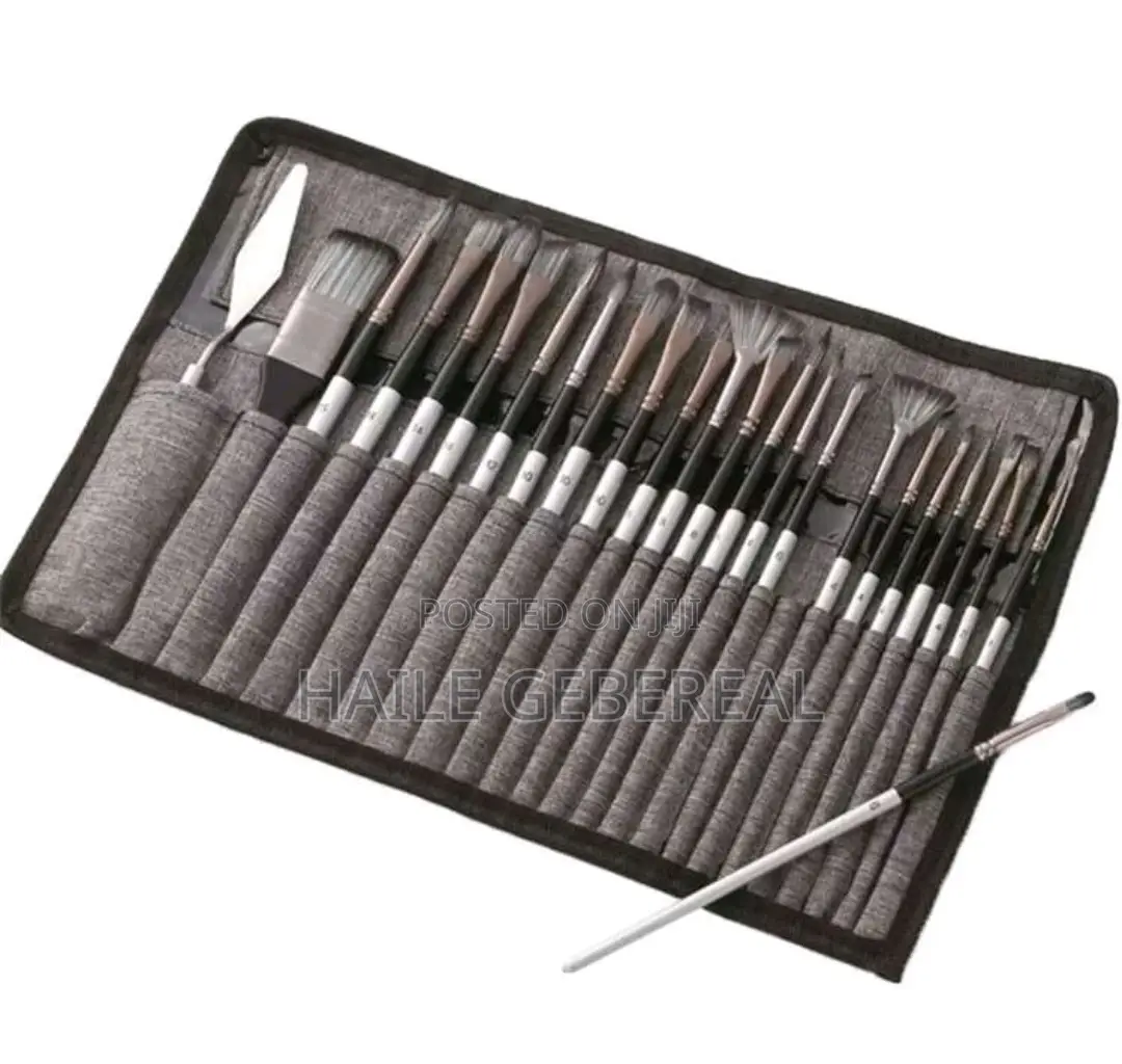 24pcs Two Tone Paint Brush, Professional Multi-Purpose