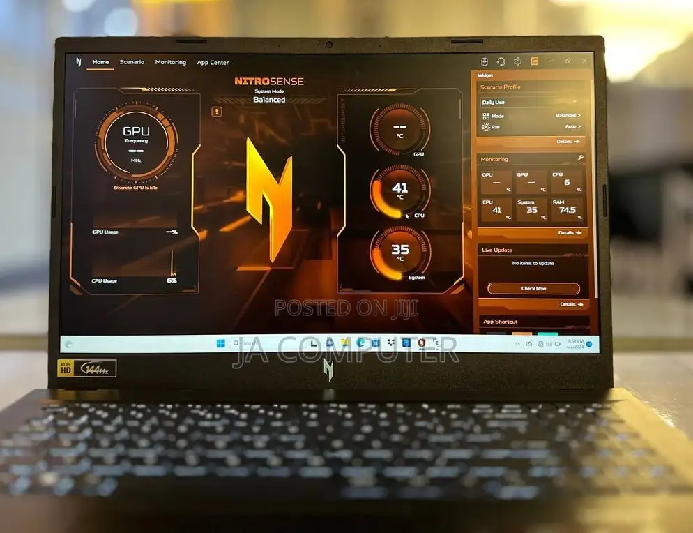New Laptop Acer Nitro 5 8GB Intel Core I5 SSD 512GB