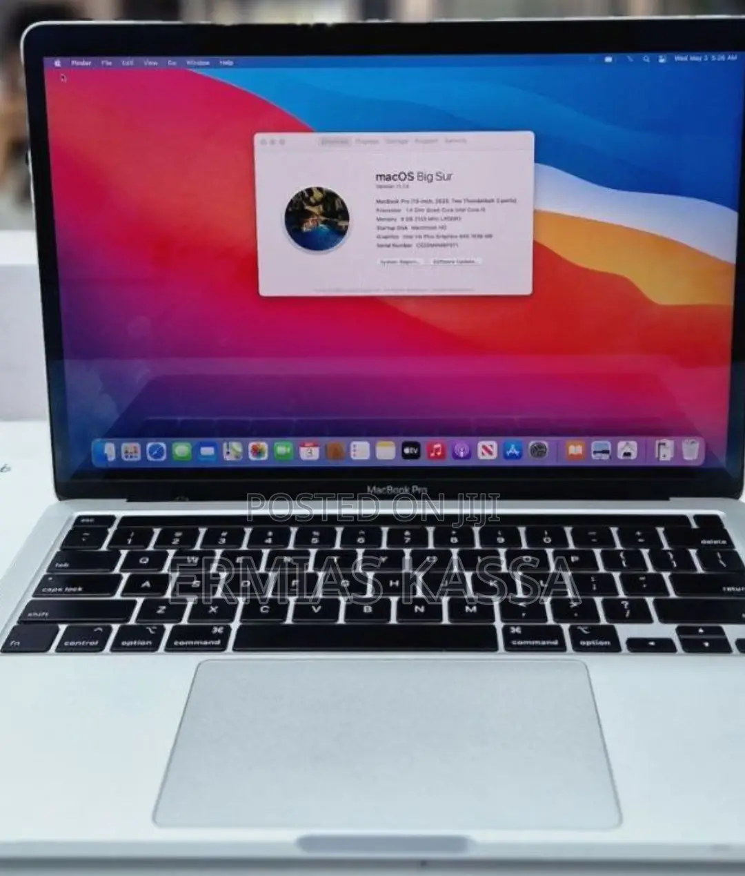 New Laptop Apple MacBook Pro 2019 8GB Intel Core I5 SSD 256GB