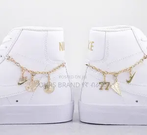 Photo - Nike Blazer Mid '77 in White/Metallic Gold Shoes