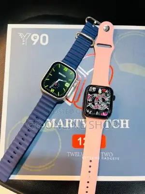 Y90 2 Smart Watch With Free 12 Strap