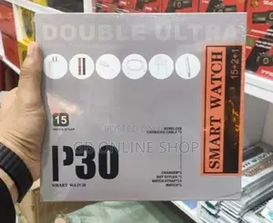 P30 Double Ultra Smartwatch With 14 Free Strap