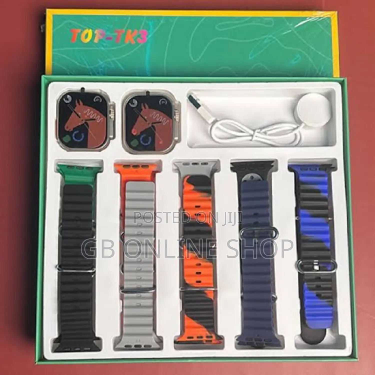 Top-Tk3 Dual Ultra Smart Watch Combo