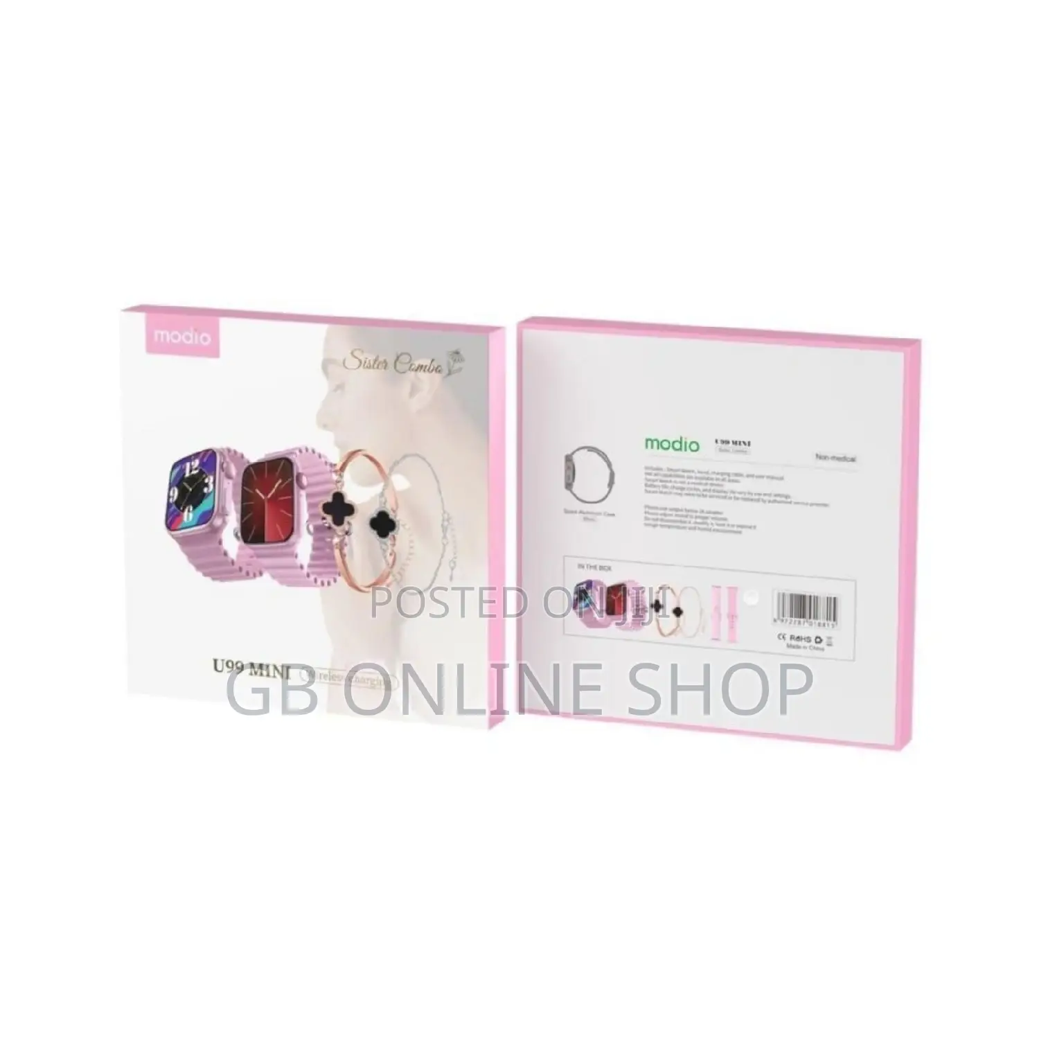 Modio U99 Mini Ladies Smart Watch Combo