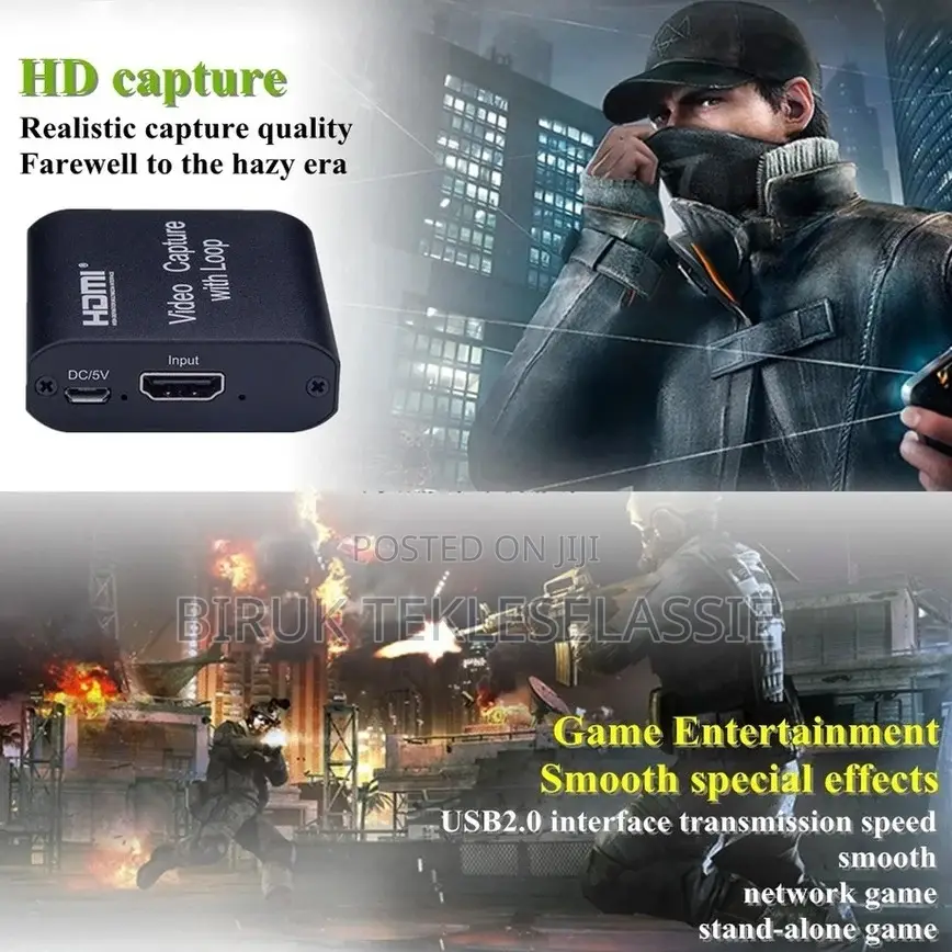 HDMI Video Capture Card With Loop Out