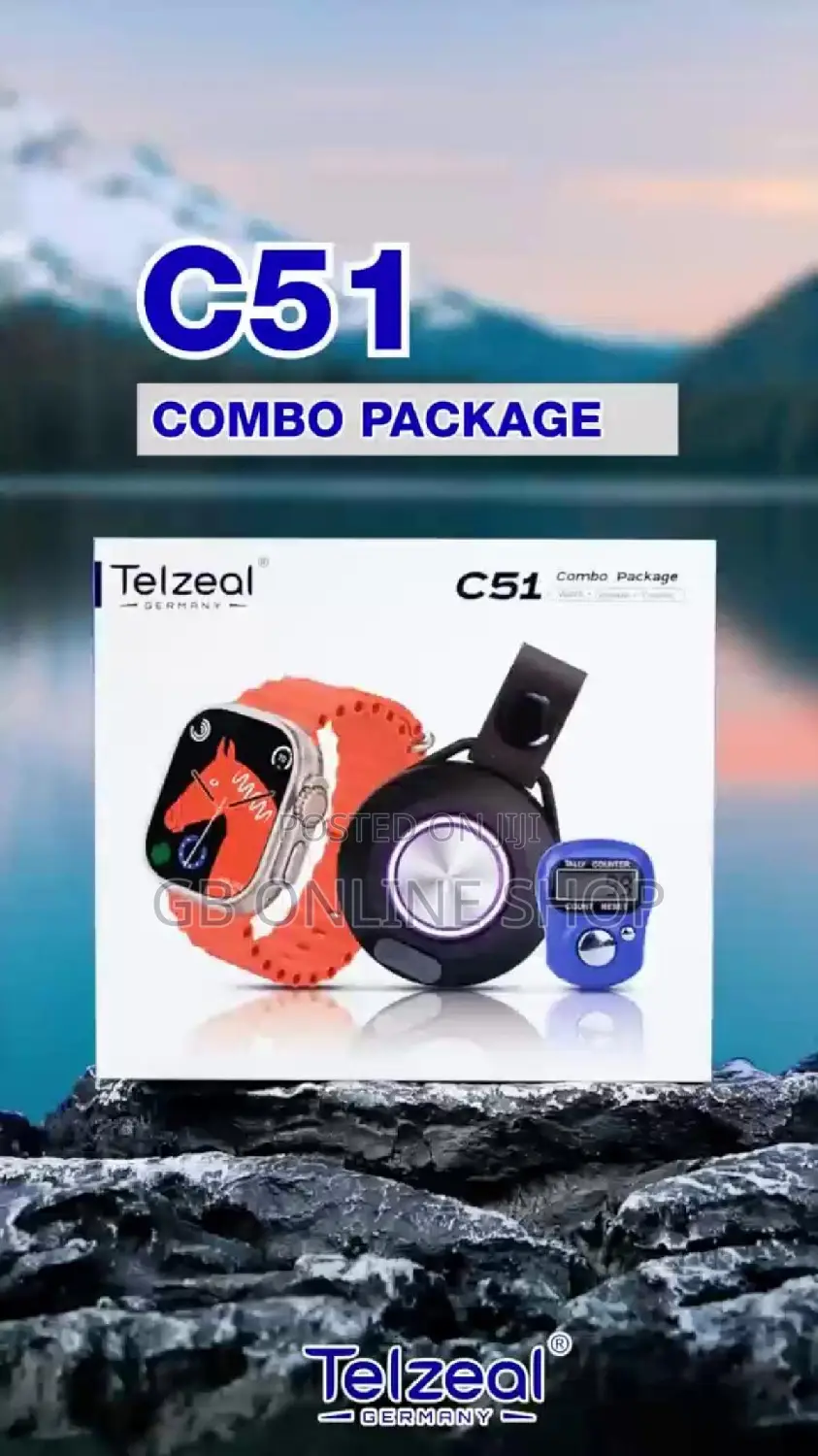 Telzeal C51combo Smart Watch With Mini Speaker