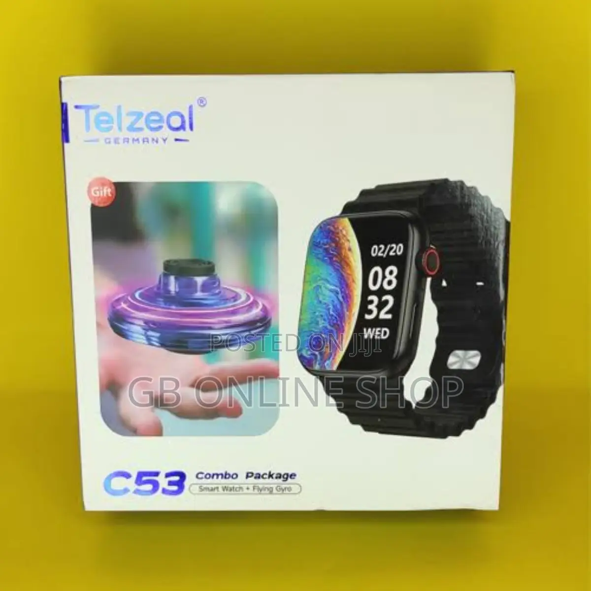 Telzeal C53 Combo Smart Watch With Mini Fan