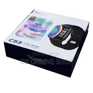 Telzeal C53 Combo Smart Watch With Mini Fan