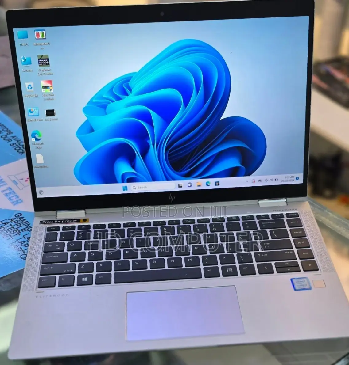 New Laptop HP EliteBook X360 1030 G2 16GB Intel Core I5 SSD 512GB