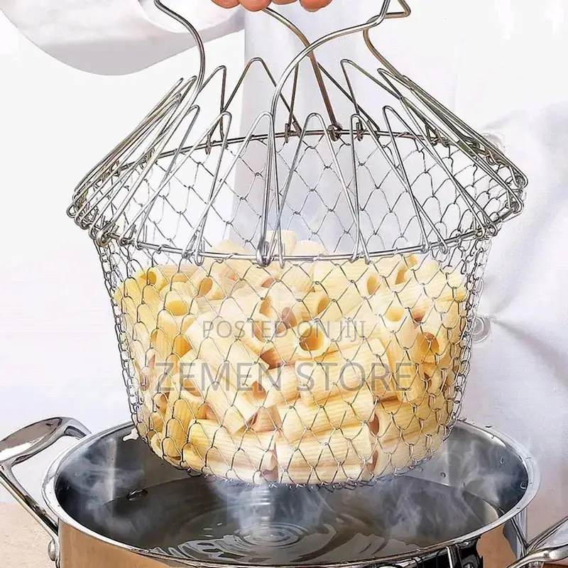12 ጥቅሞችን በ 1 የያዘ Kitchen Chef Basket Tool