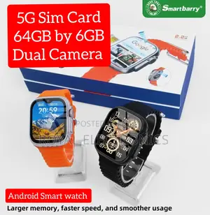 Photo - 5G Sim Card 6GB by 64GB Dual Camera Android Smart Watch